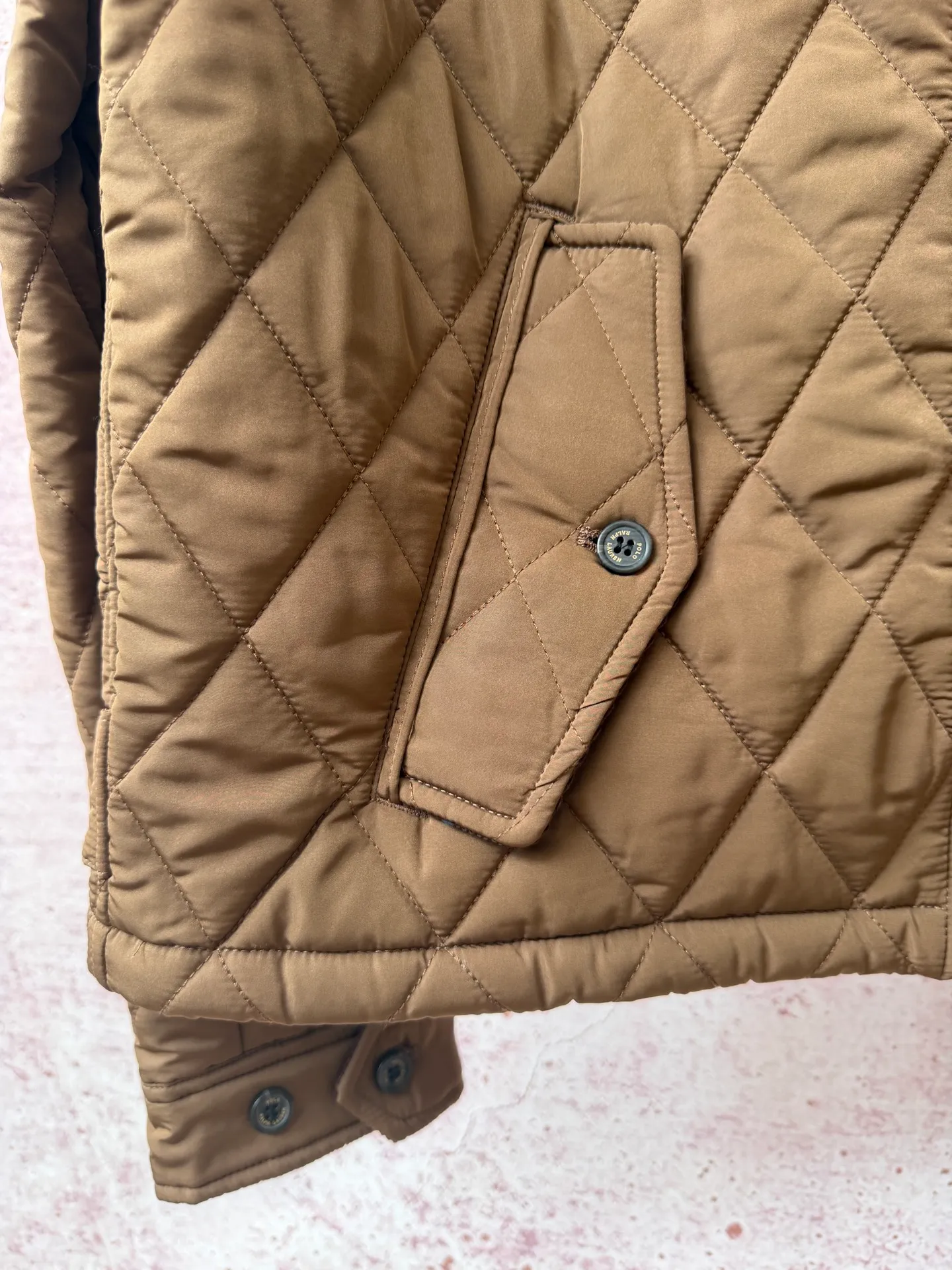 P420 Raff's new diamond-shaped plaid workwear cotton jacket, customized hardware accessories, fine workmanship inside and outside to maintain the original details, simple version, old money style, casual matching, workmanship details restored, diamond-shaped grid stitching inside and outside, fixed, first choice for autumn wear, full of details